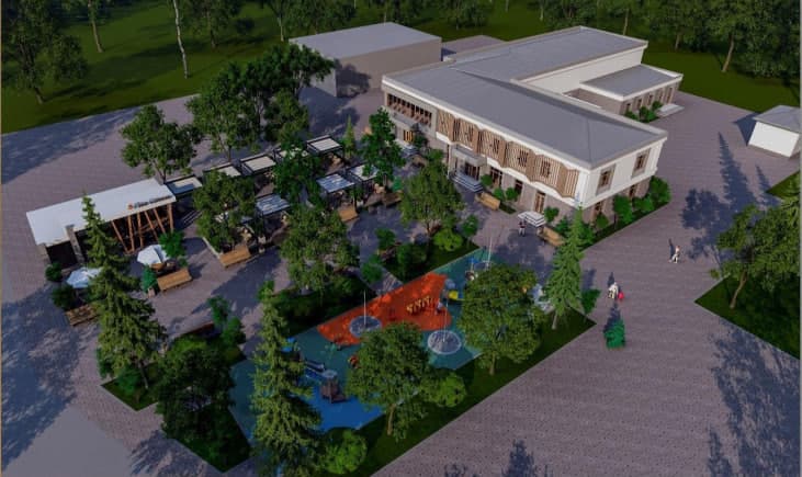 The project of reconstruction and equipping of the cultural center and the use of the building