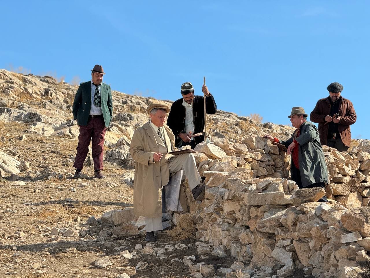 Снимается фильм «Пустыня».