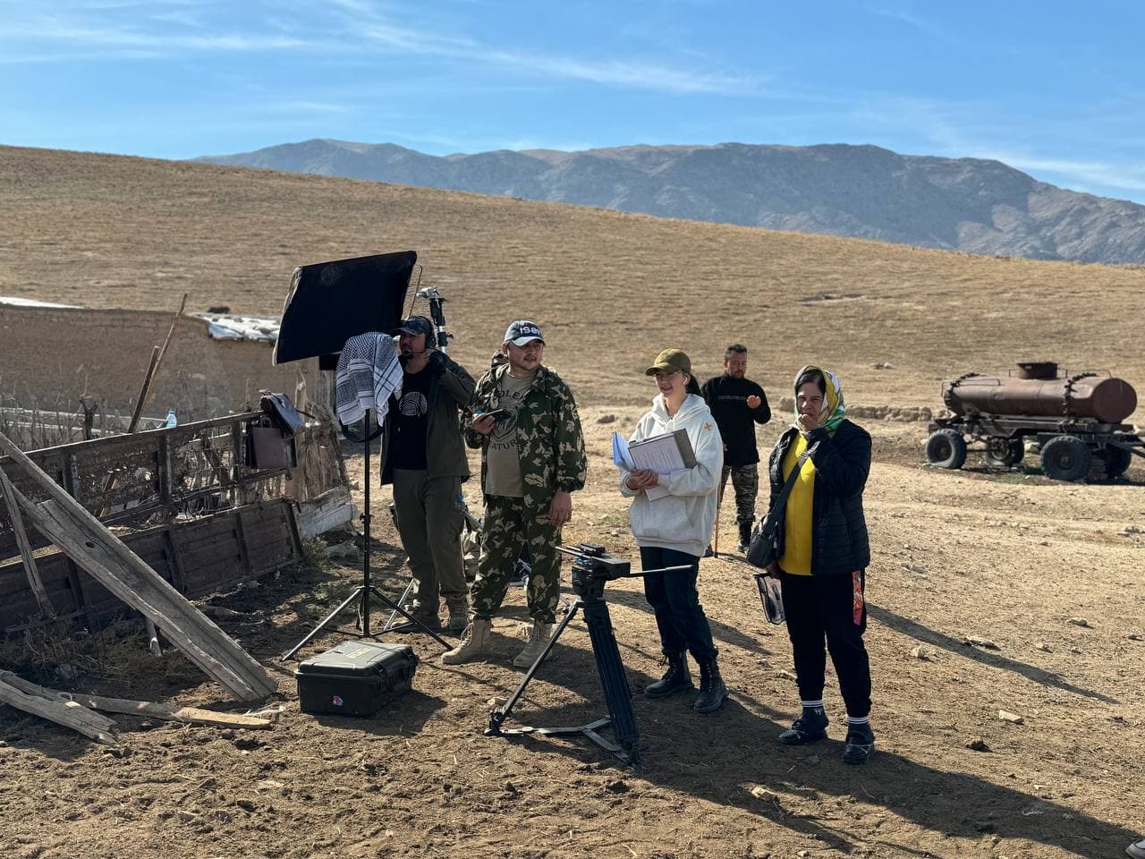 Снимается фильм «Пустыня».