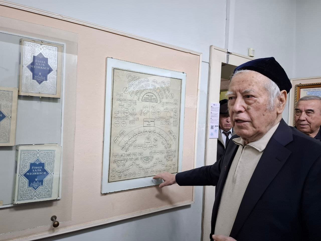 A prominent representative of Uzbek national musical art, academician, People's Artist of Uzbekistan Yunus Rajabiy is 128 years old