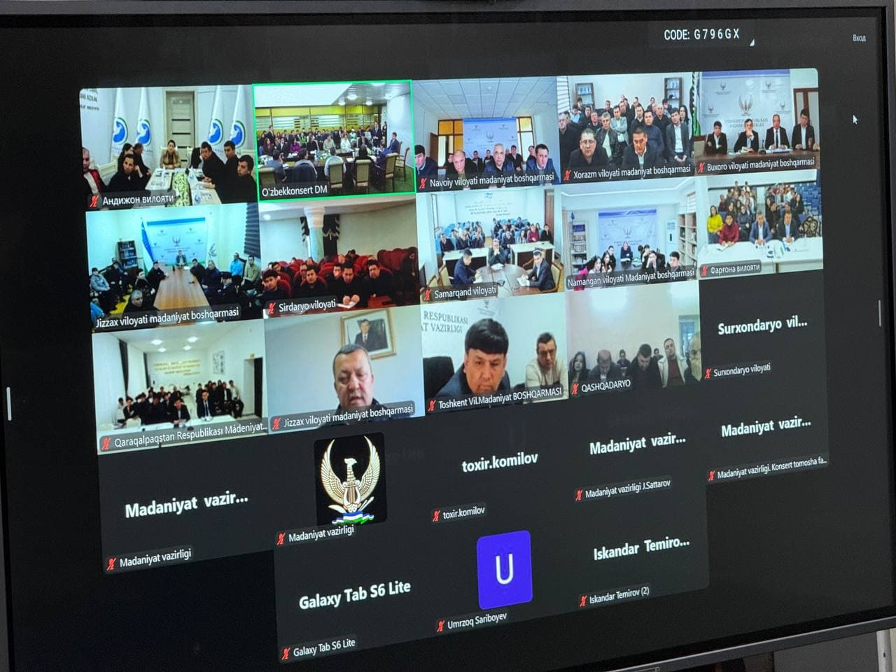 “San’atkor odobi” mavzusida yig‘ilish bo‘lib o‘tdi