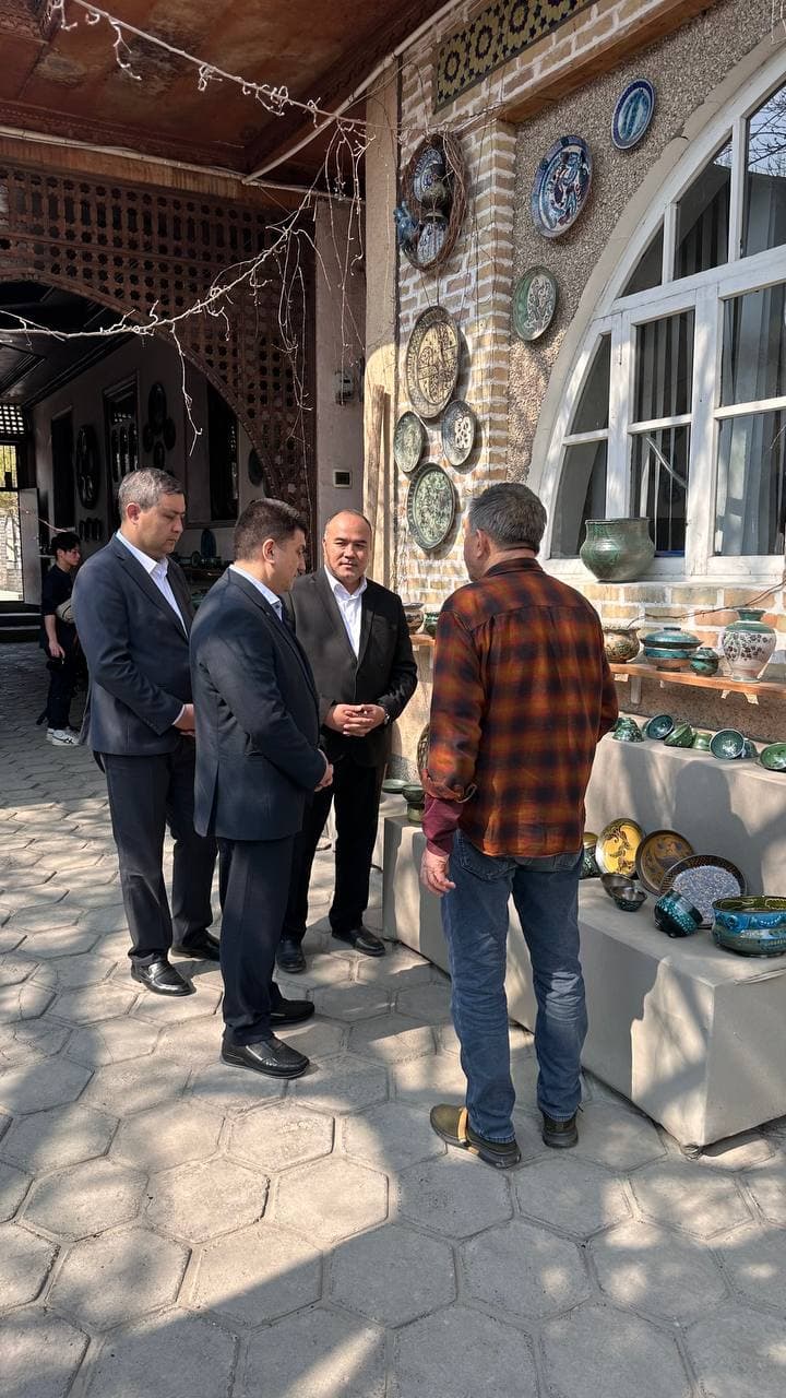 Madaniyat vazirining birinchi o‘rinbosari Avazxon Tadjixanov xizmat safari bilan Farg‘ona viloyatida bo‘ldi