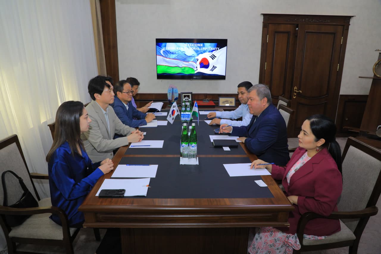 Yunus Rajabiy nomidagi O‘zbek milliy musiqa san’ati institutiga Koreyaning Gyeongkuk universiteti vakillari tashrif buyurdi