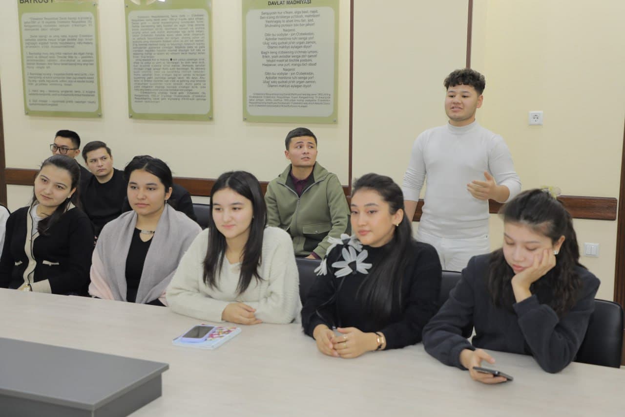 Botir Zokirov nomidagi Milliy estrada san'ati institutining mediaga qiziquvchi talabalari bilan muloqot qilindi