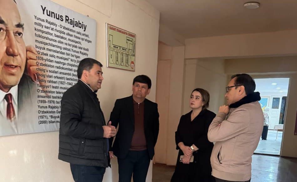 Toshkent viloyatida barpo etilayotgan muassasalar faoliyati o'rganildi