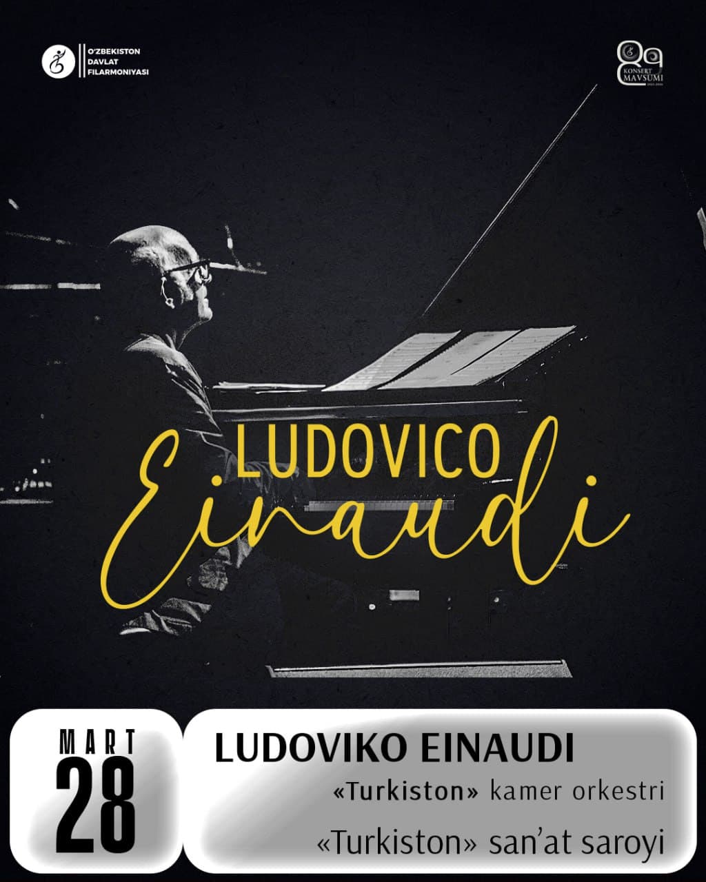 Dear fans, you are welcome to the March concerts of the State Philharmonic of Uzbekistan!