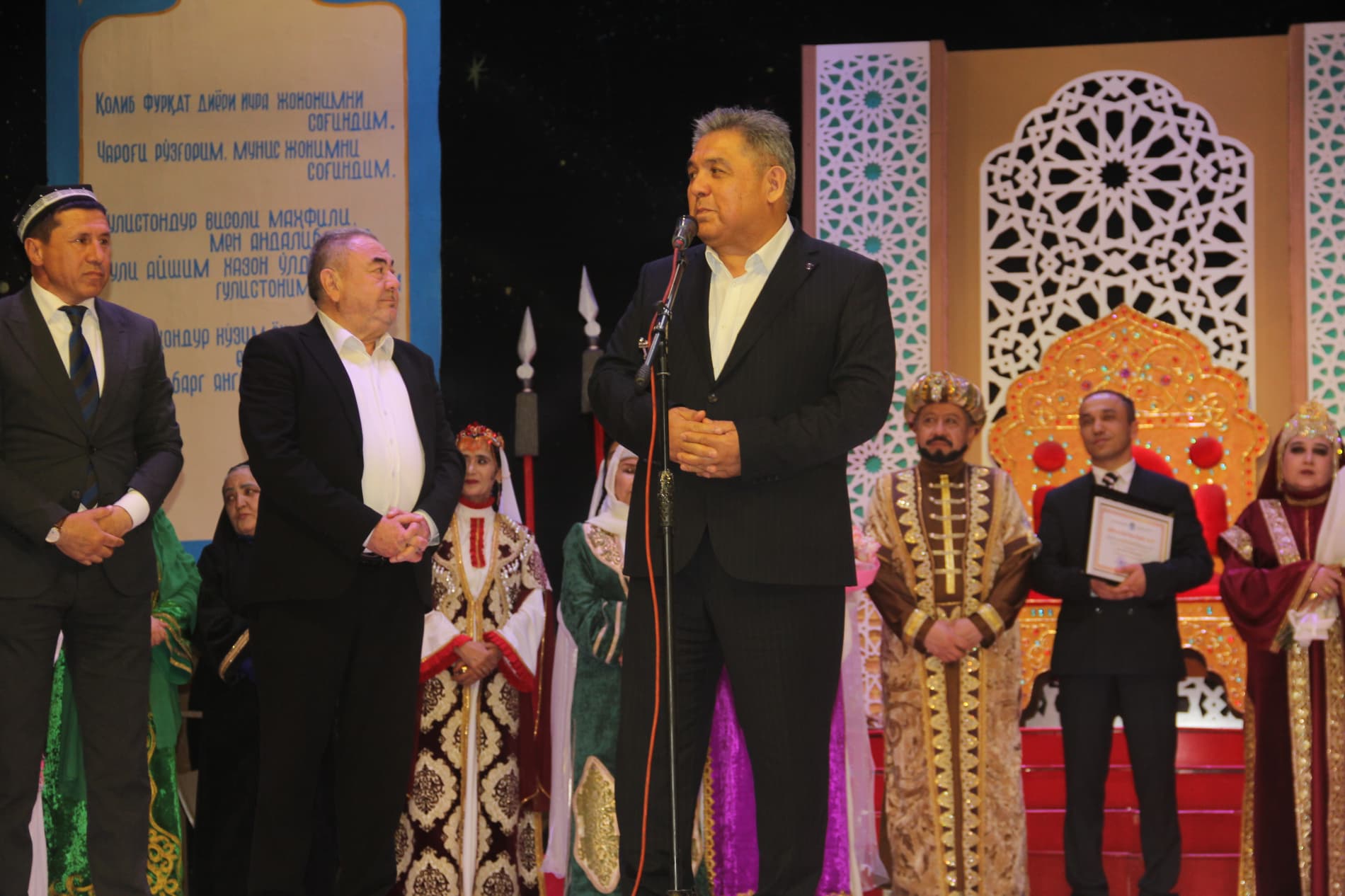 Qirg‘iz Respublikasi O‘sh davlat akademik musiqali teatrida “Nodira” spektakli sahnalashtirildi