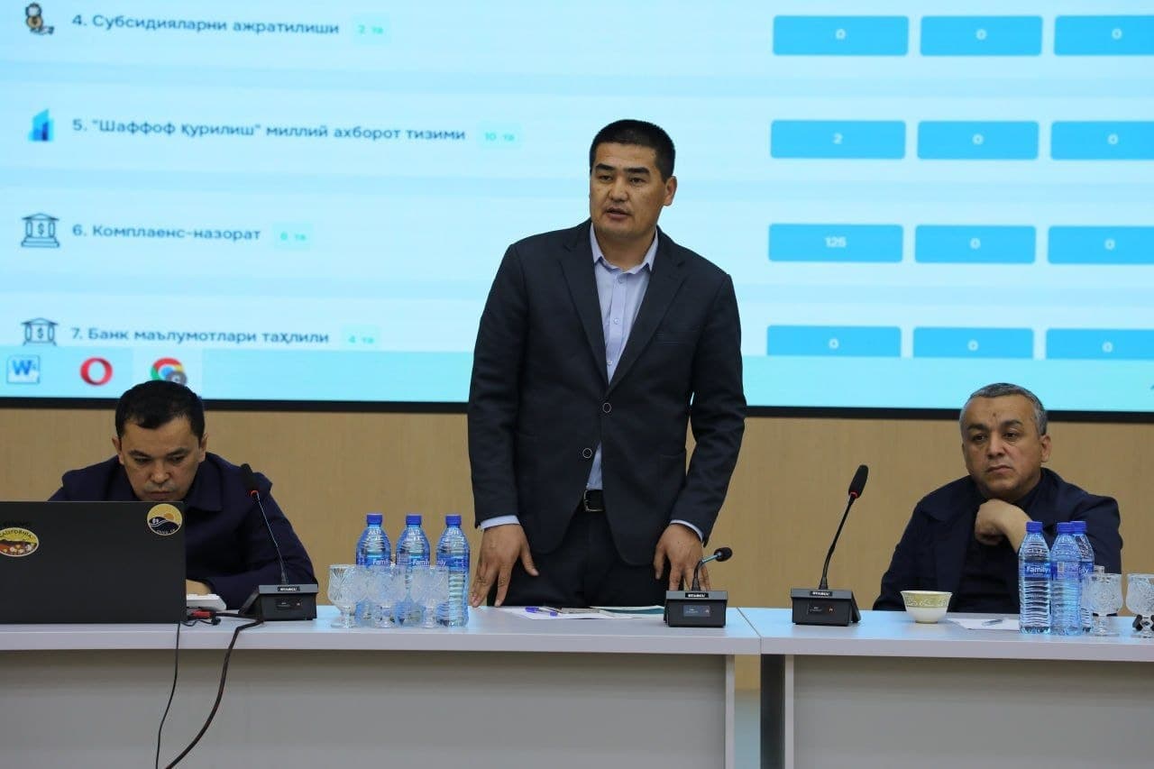 Xorazmda korrupsiyaga qarshi kurashish va ichki audit yo‘nalishlariga bag‘ishlangan yig‘ilish o‘tkazildi