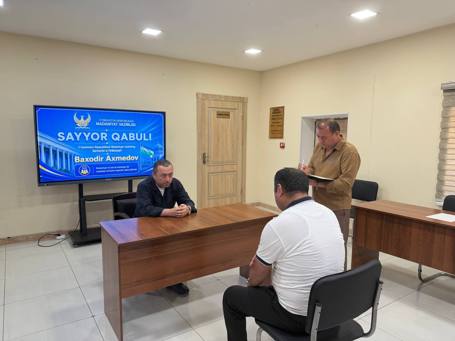 Namanganda sayyor qabul o‘tkazildi