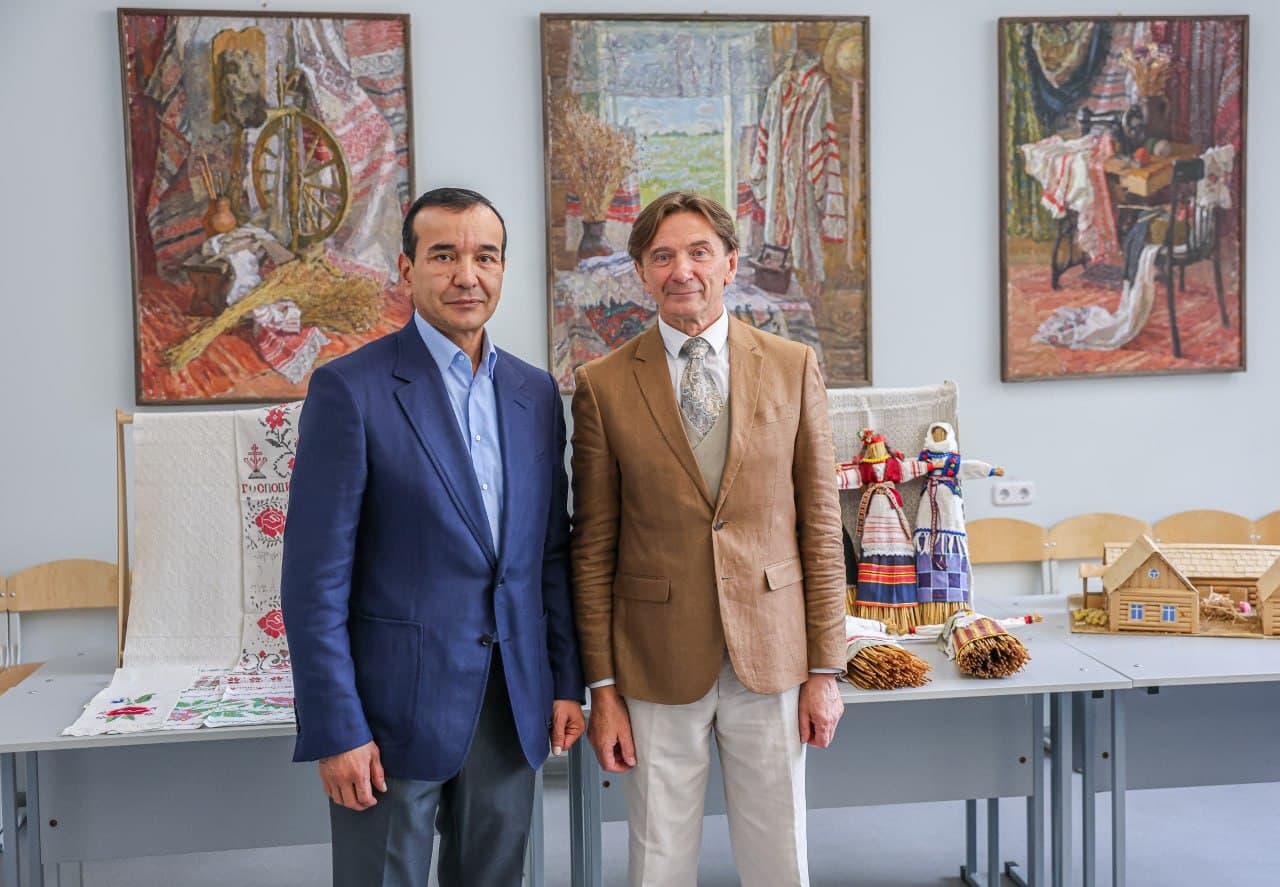 Vazir Ozodbek Nazarbekov Minsk davlat amaliy san’at kollejida bo‘ldi