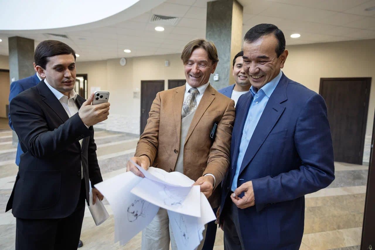 Vazir Ozodbek Nazarbekov Minsk davlat amaliy san’at kollejida bo‘ldi