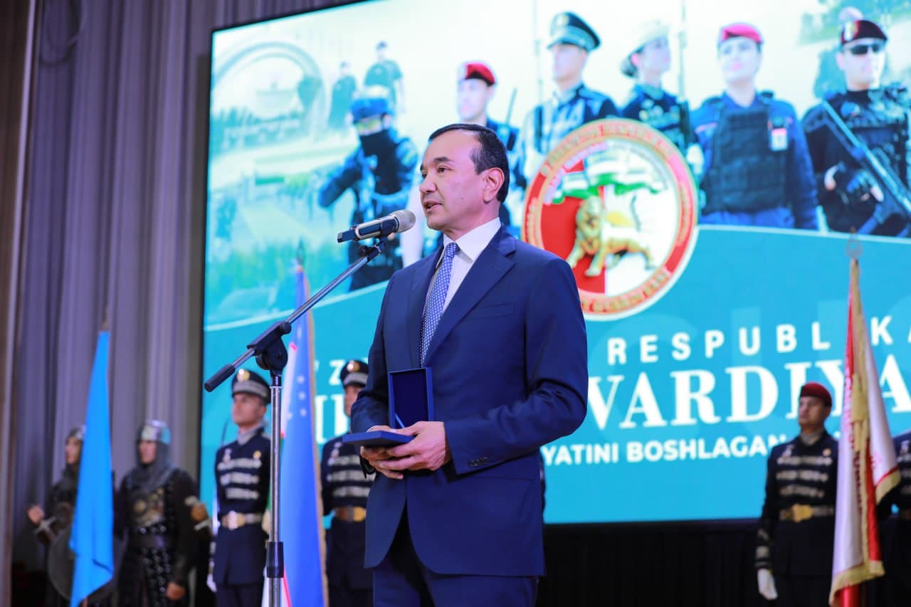 4-avgust — O‘zbekiston Respublikasi Milliy gvardiyasi tashkil etilgan kun munosabati bilan tantanali tadbir o‘tkazildi