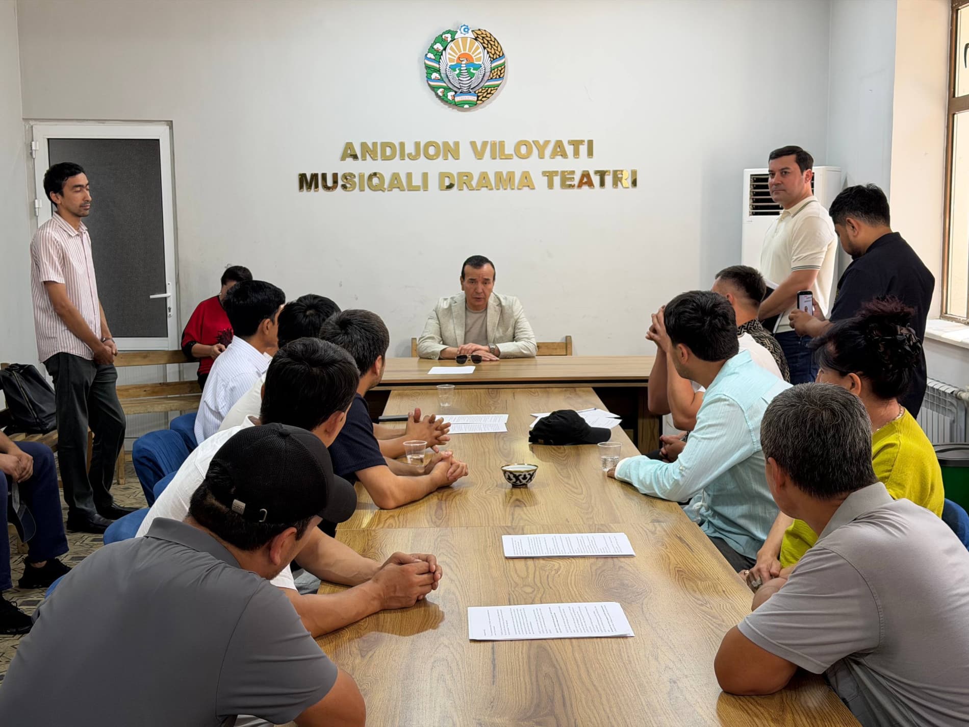 Vazir Ozodbek Nazarbekov Andijonda madaniyat va san’at sohasidagi loyihalar bilan tanishdi