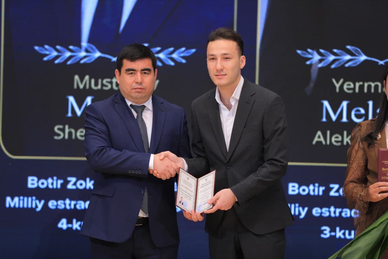 Botir Zokirov nomidagi davlat stipendiyasining ilk g‘oliblari taqdirlandi