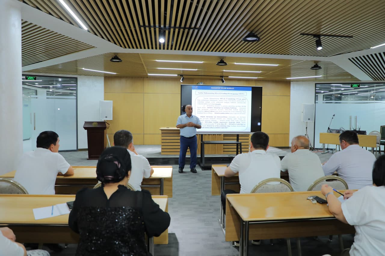 Bolalar musiqa va san’at maktablari direktorlarining kasbiy salohiyatini oshirishga qaratilgan navbatdagi o‘quv-seminar tashkil etildi