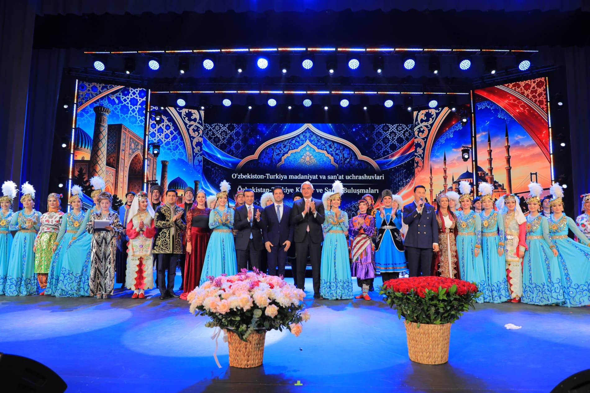 Poytaxtda “O‘zbekiston–Turkiya madaniyat va san’at uchrashuvlari” doirasida o‘zbek va turk san’at ustalarining qo‘shma konserti bo‘lib o‘tdi