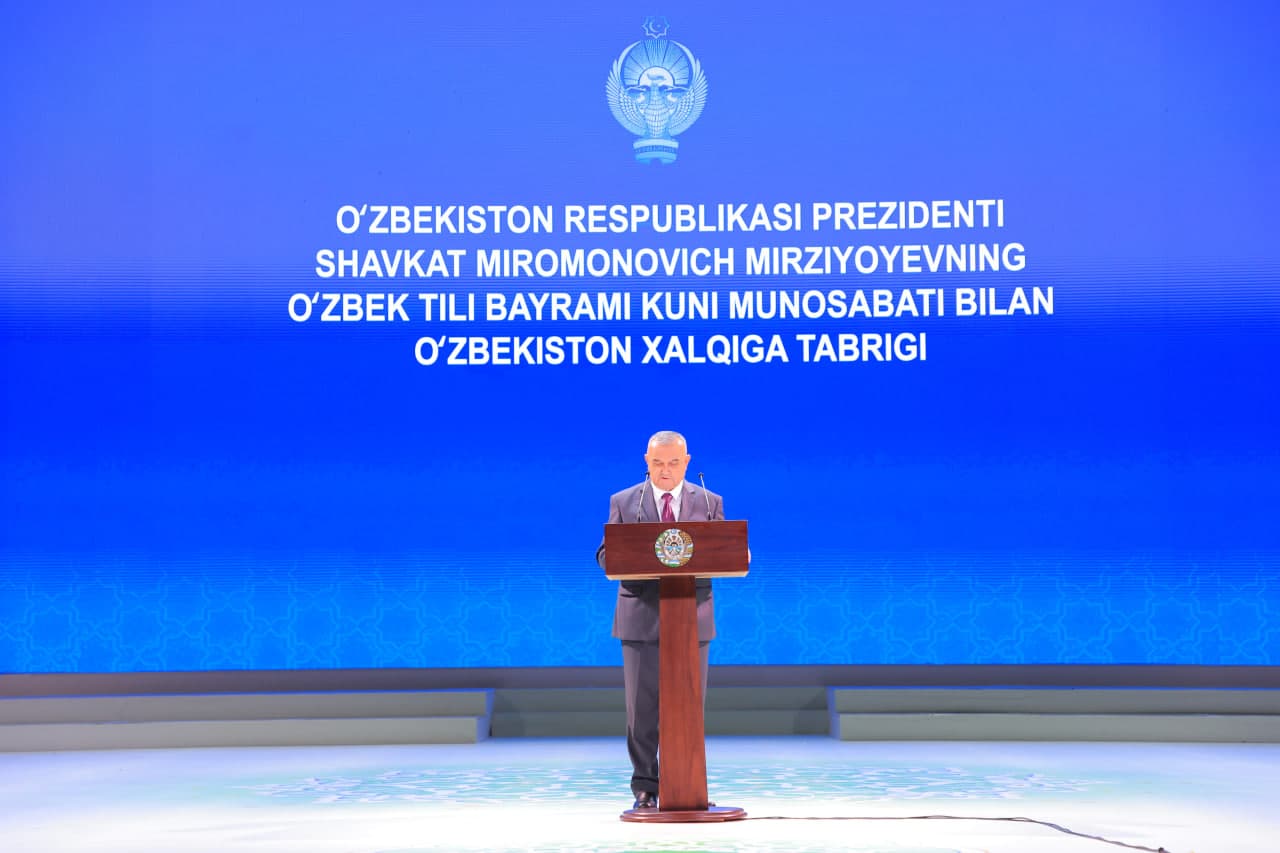 Özbek tili bayrami kuni munosabati bilan tantanali tadbir bölib ötdi