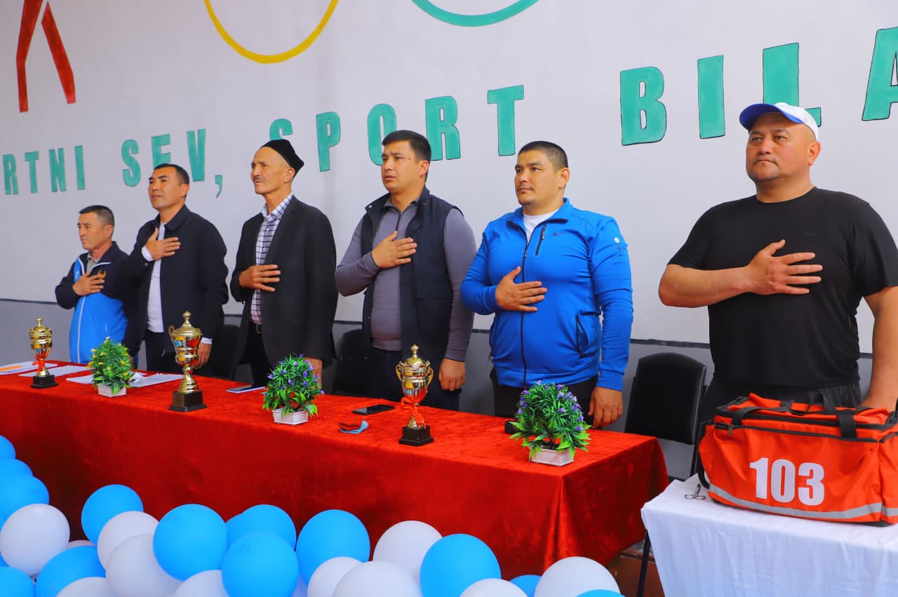 SPORTNING KURASH TURLARI BO‘YICHA TUMAN HOKIMI OLIMPIADASIGA START BERILDI