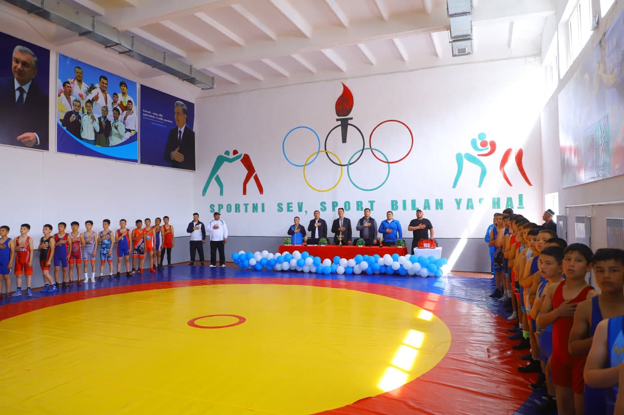 SPORTNING KURASH TURLARI BO‘YICHA TUMAN HOKIMI OLIMPIADASIGA START BERILDI