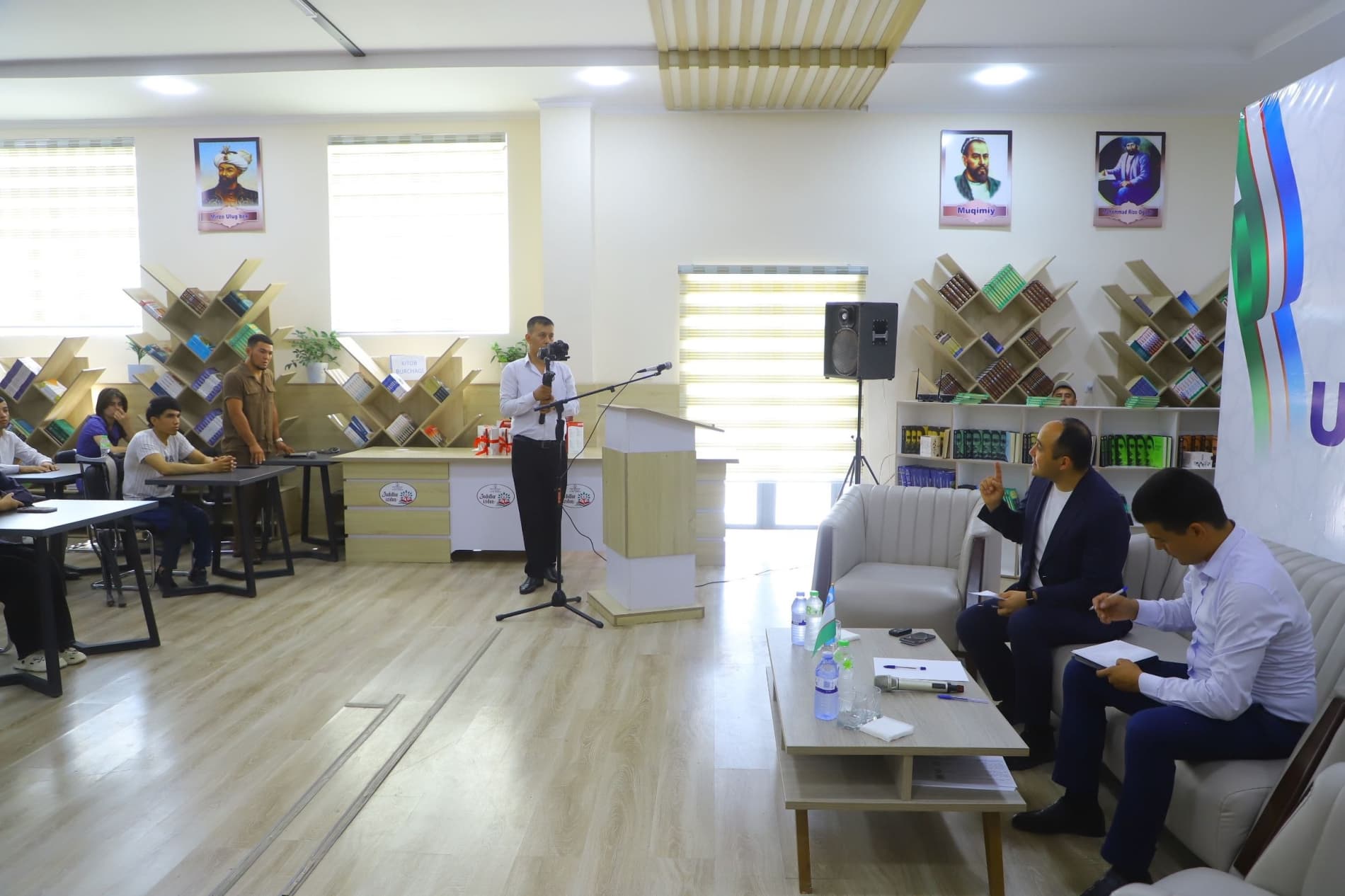 Oqdaryoda “Rahbar va yoshlar uchrashuvi” bo‘lib o‘tmoqda