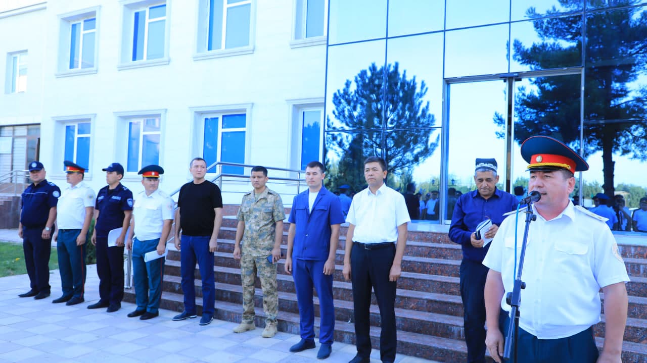 Kattaqo‘rg‘onda huquqni muhofaza qiluvchi organlar ishtirokida yig‘ilish o‘tkazildi