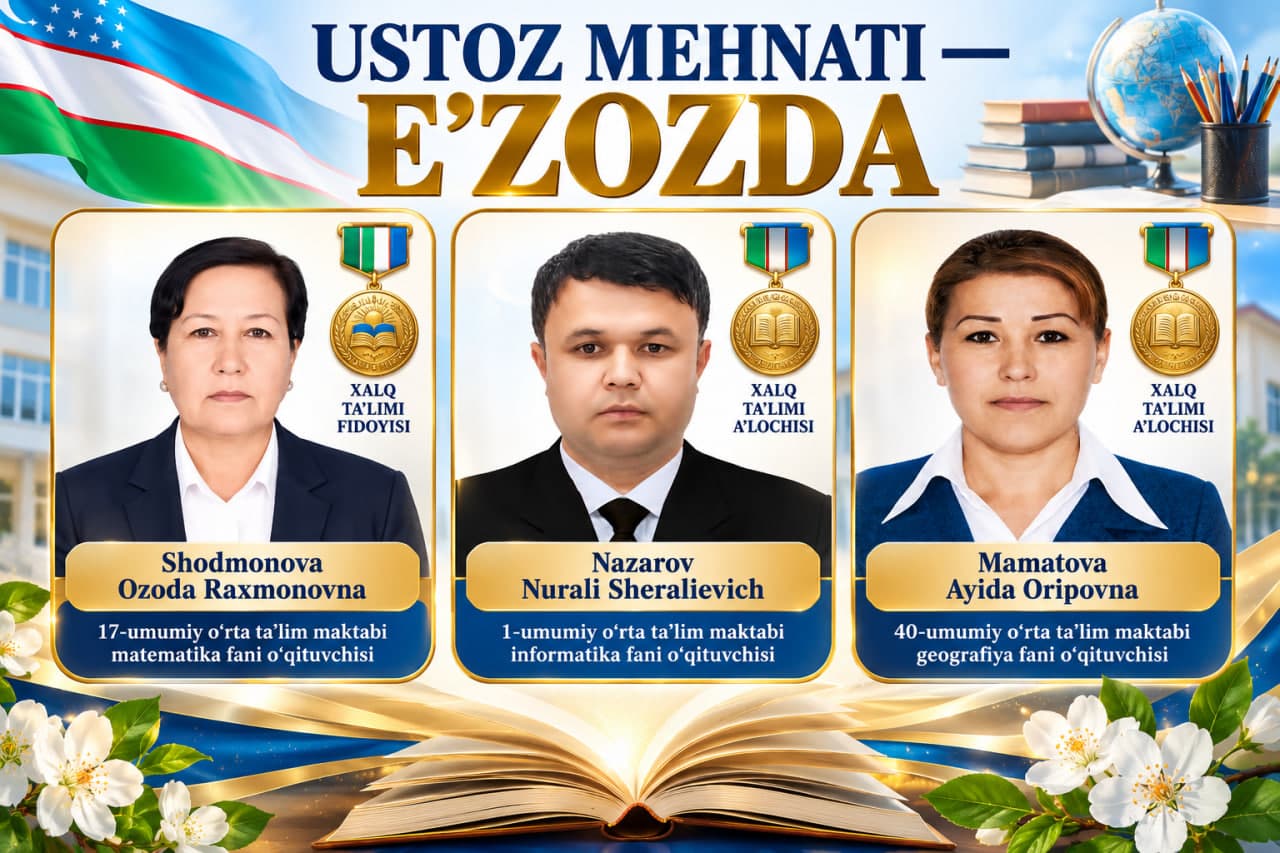 USTOZ MEHNATI — E’ZOZDA