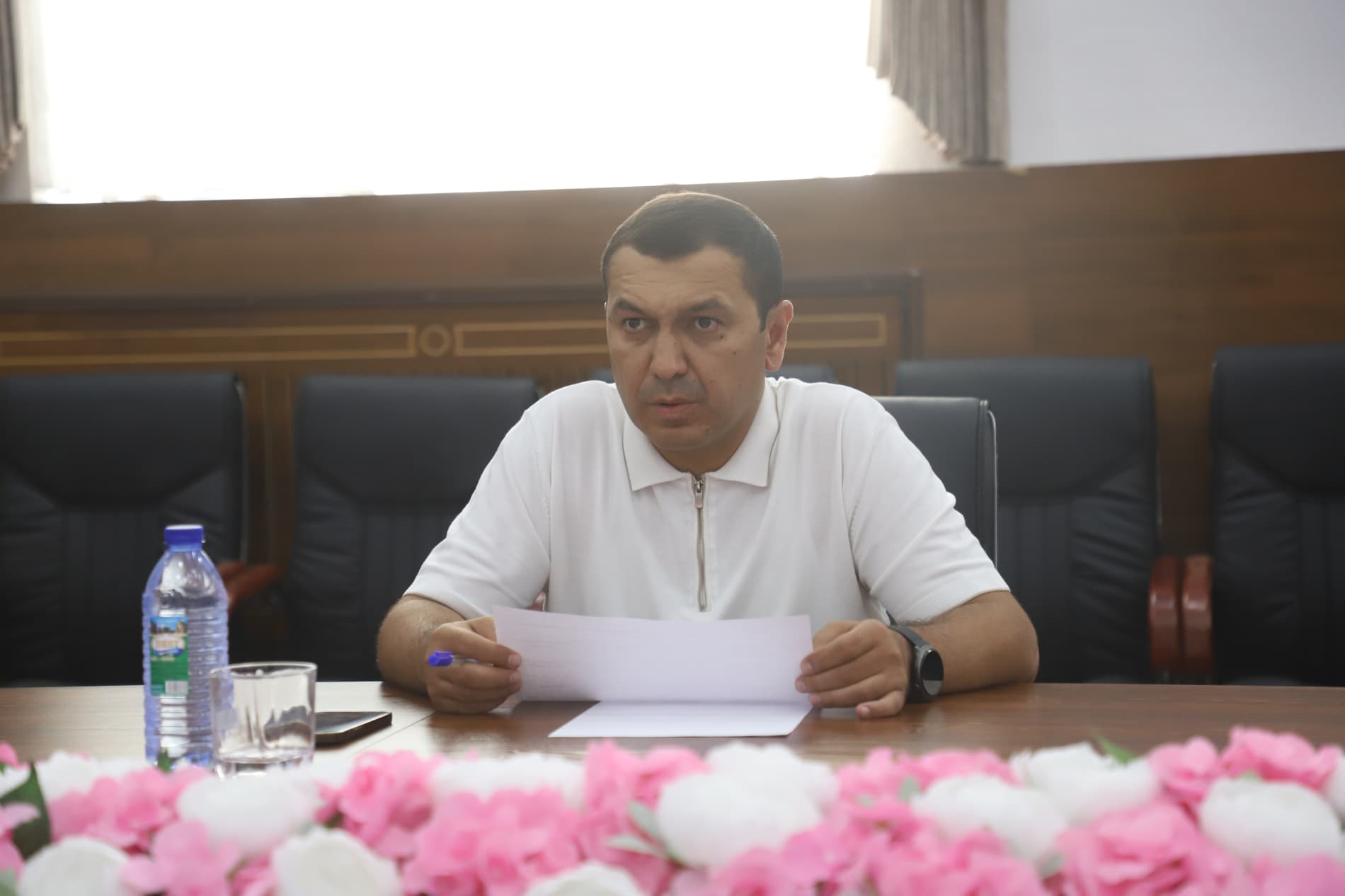 NAVBATDAGI TADBIRKORLAR QABULI O‘TKAZILDI