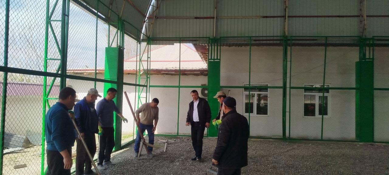 Large-scale construction work continues in Pakhtachi district