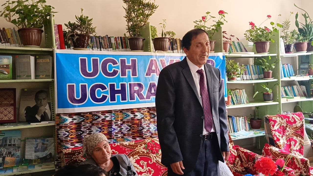 Oqtepa qishloq axborot kutubxonasida kitob taqdimoti bo‘lib o‘tdi