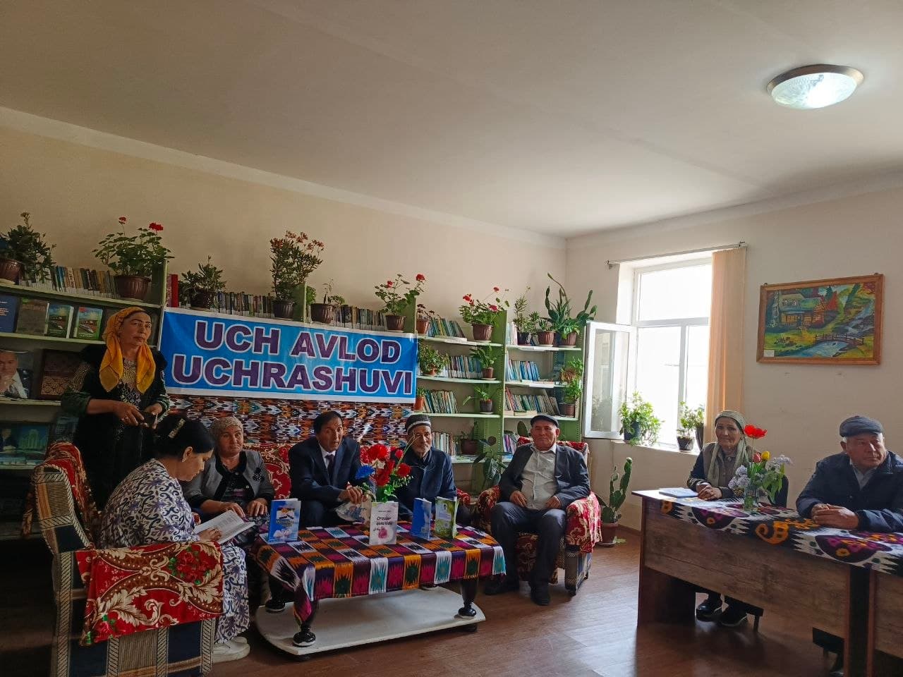 Oqtepa qishloq axborot kutubxonasida kitob taqdimoti bo‘lib o‘tdi