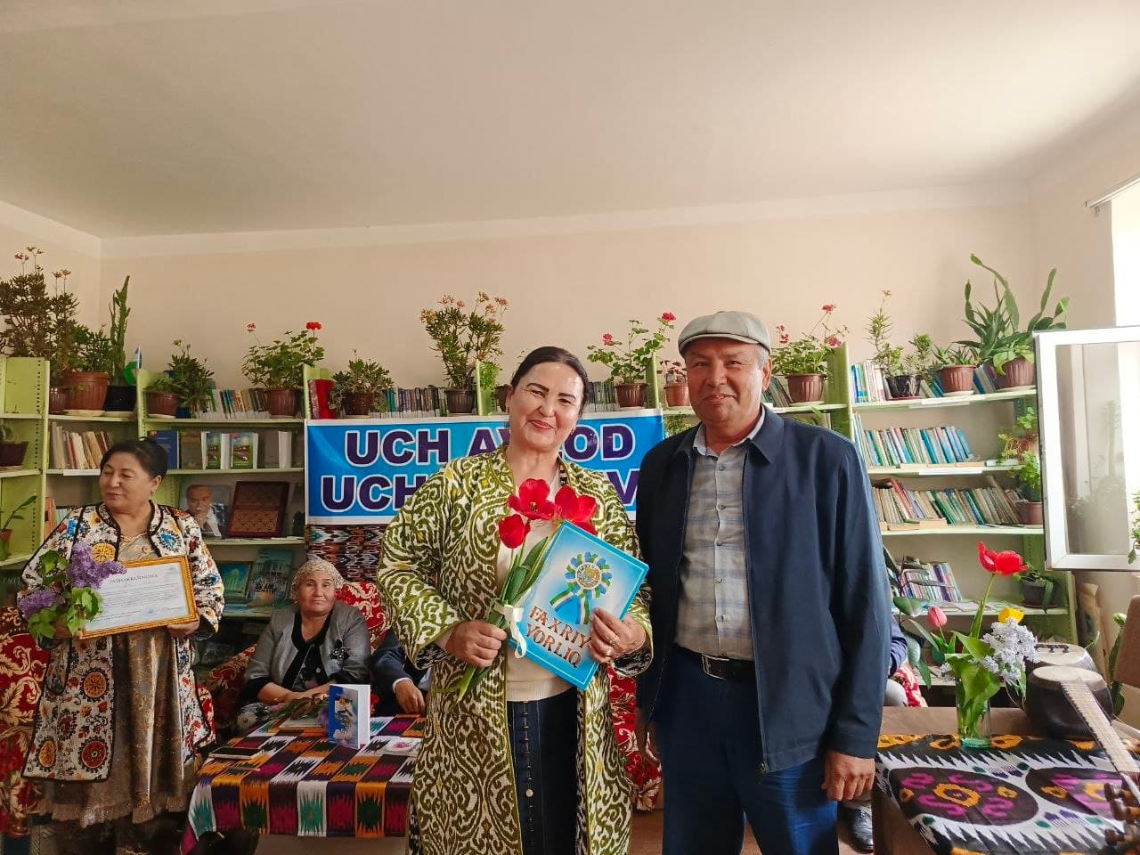 Oqtepa qishloq axborot kutubxonasida kitob taqdimoti bo‘lib o‘tdi