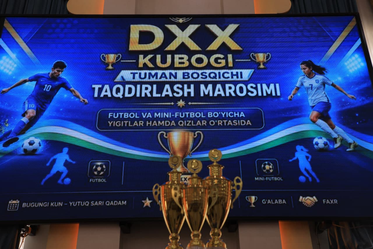 DXX KUBOGI G'OLIBLARI TAQDIRLANDI