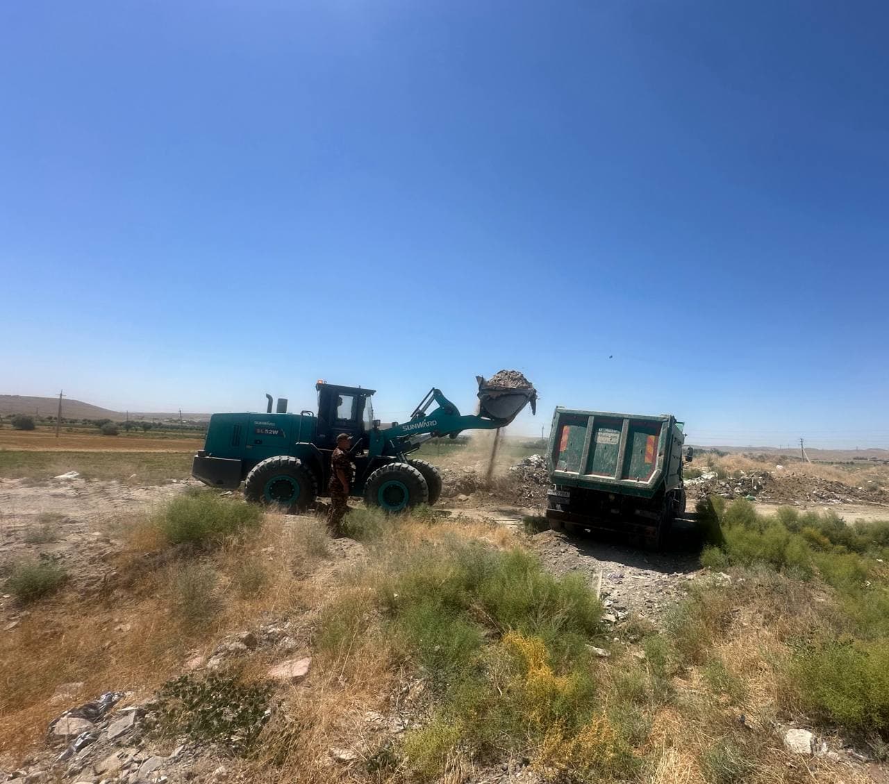 ♻️ Noqonuniy tashlangan chiqindilar bartaraf etilmoqda