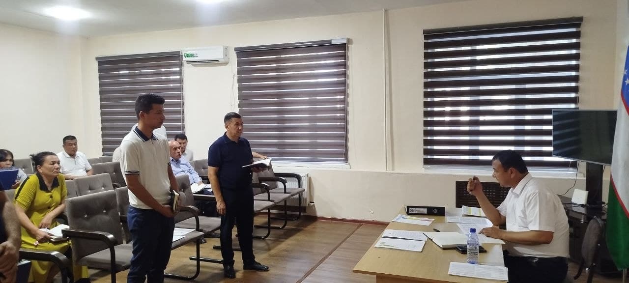 🏛 1-sektorda ijtimoiy soha rahbarlari bilan yig‘ilish o‘tkazildi