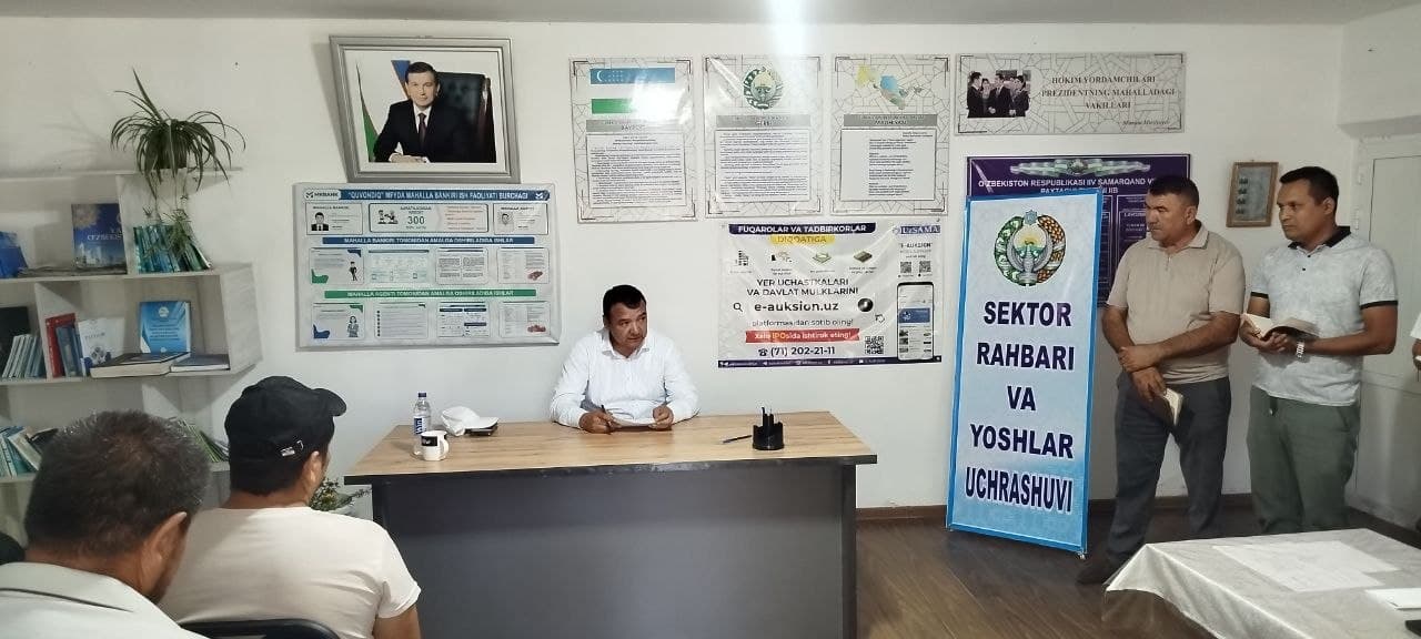 “Yoshlar kuni” doirasida yoshlar bilan ochiq muloqot o‘tkazildi