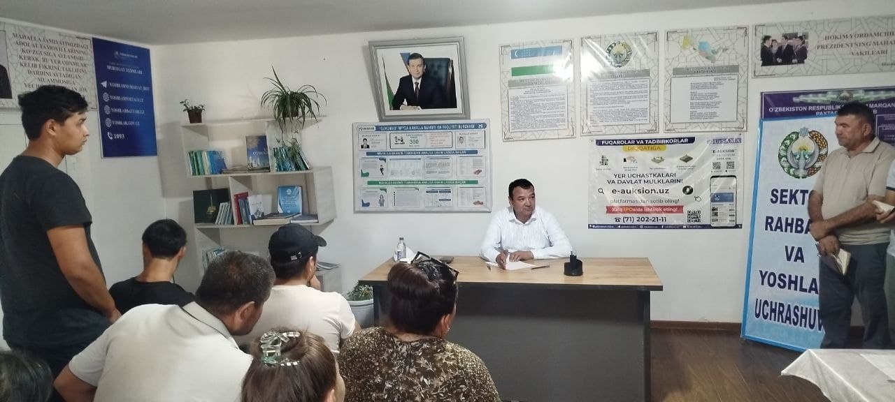“Yoshlar kuni” doirasida yoshlar bilan ochiq muloqot o‘tkazildi