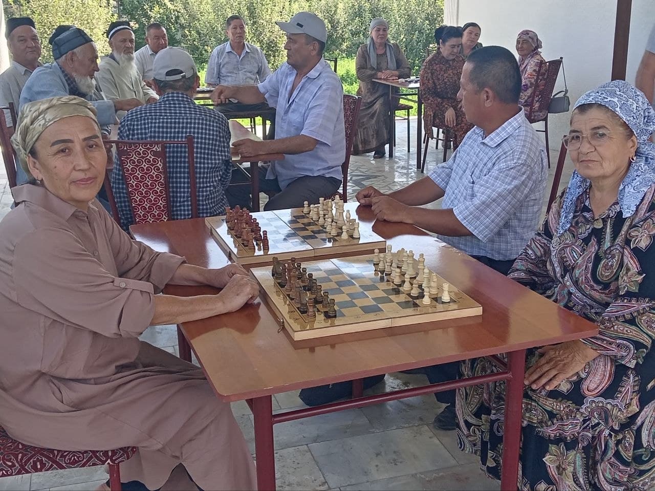 ♟️ Nuroniylar o‘rtasida “Shaxmat-shashka” turniri o‘tkazildi