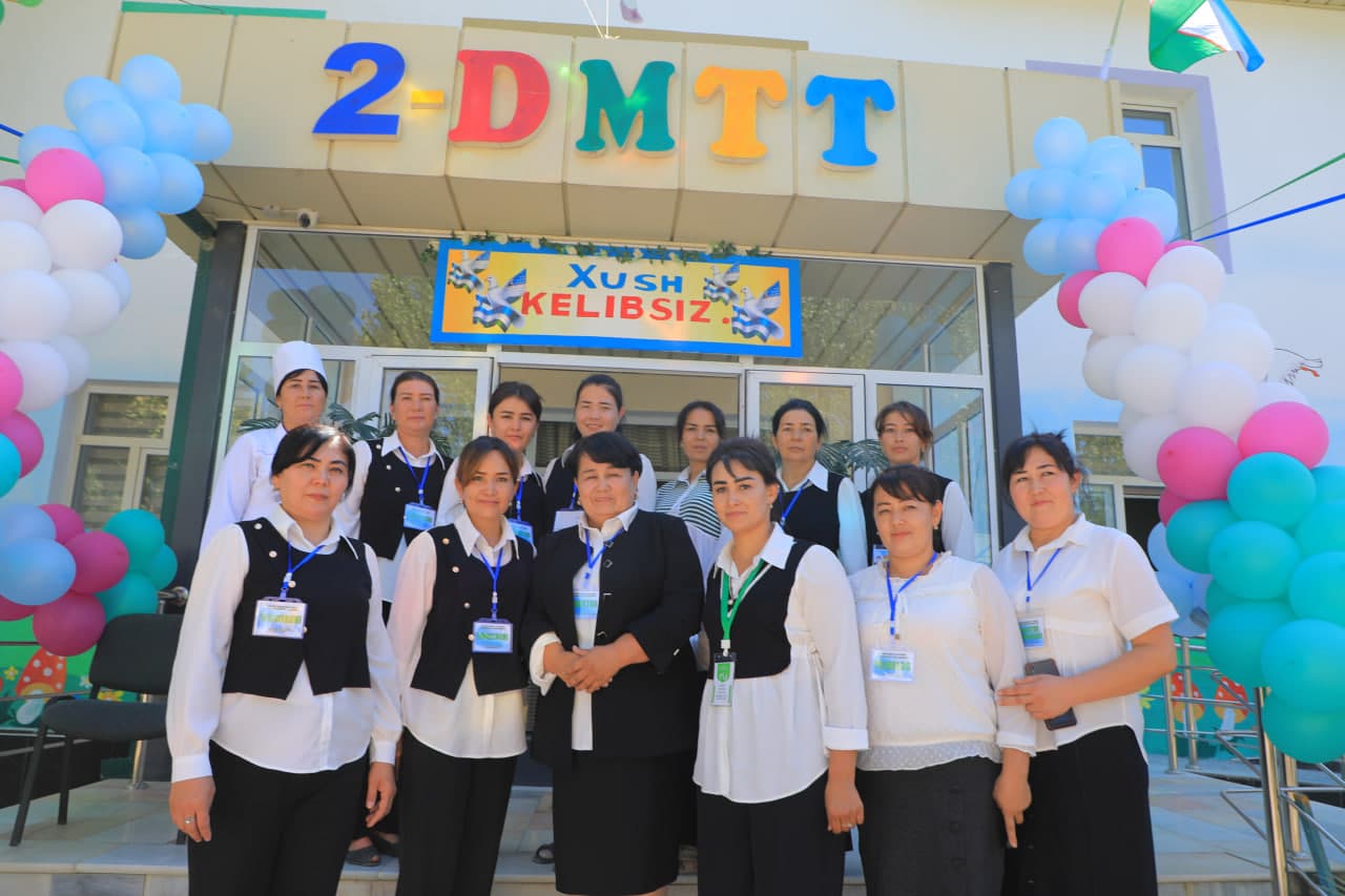 🏫 2-son davlat maktabgacha ta’lim tashkiloti yangilangan qiyofada foydalanishga topshirildi