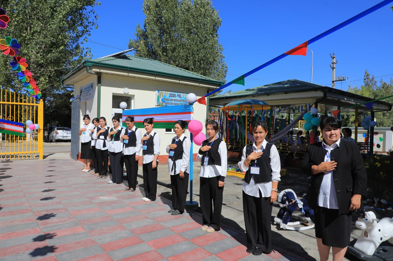 🏫 2-son davlat maktabgacha ta’lim tashkiloti yangilangan qiyofada foydalanishga topshirildi