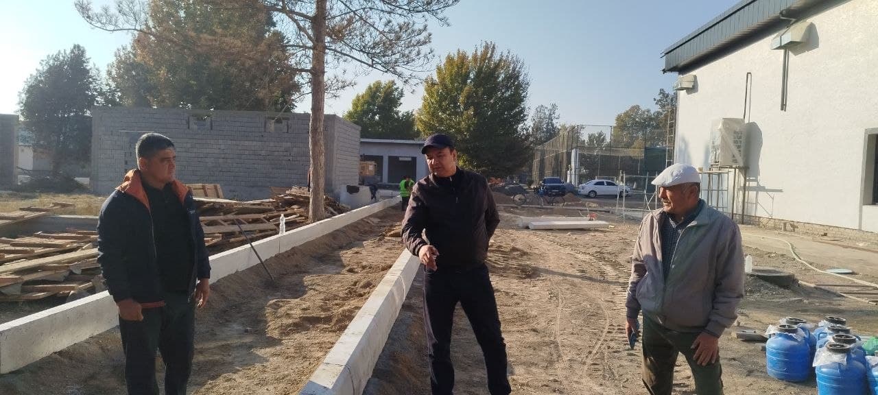 🏗 ŞAMŞNAZAR MAHALLASIDAGI MADANIYAT MARKAZI KAPITAL TA’MIRLANMOQDA!