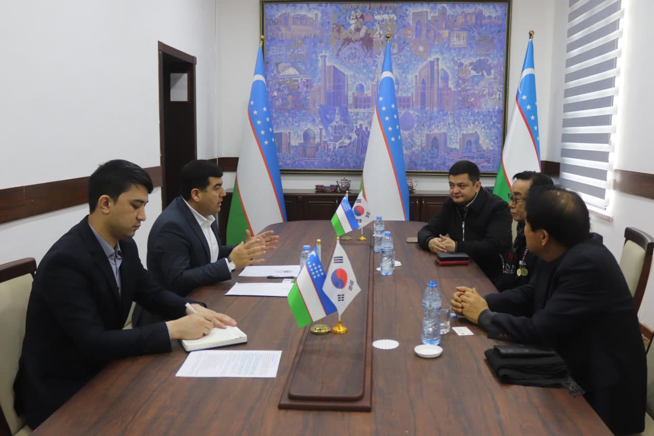 Tuman hokimi koreyalik investorni qabul qildi