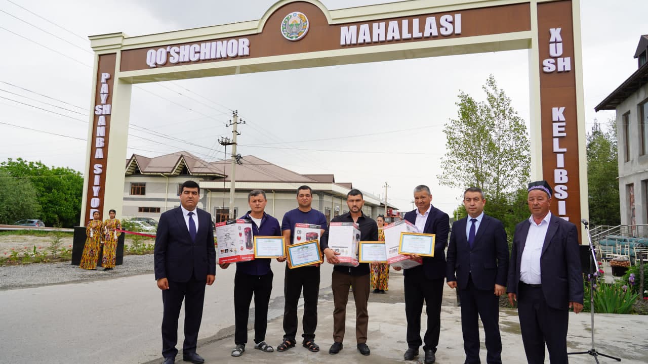 Qo‘shchinor mahallasi yangi qiyofa kasb etmoqda
