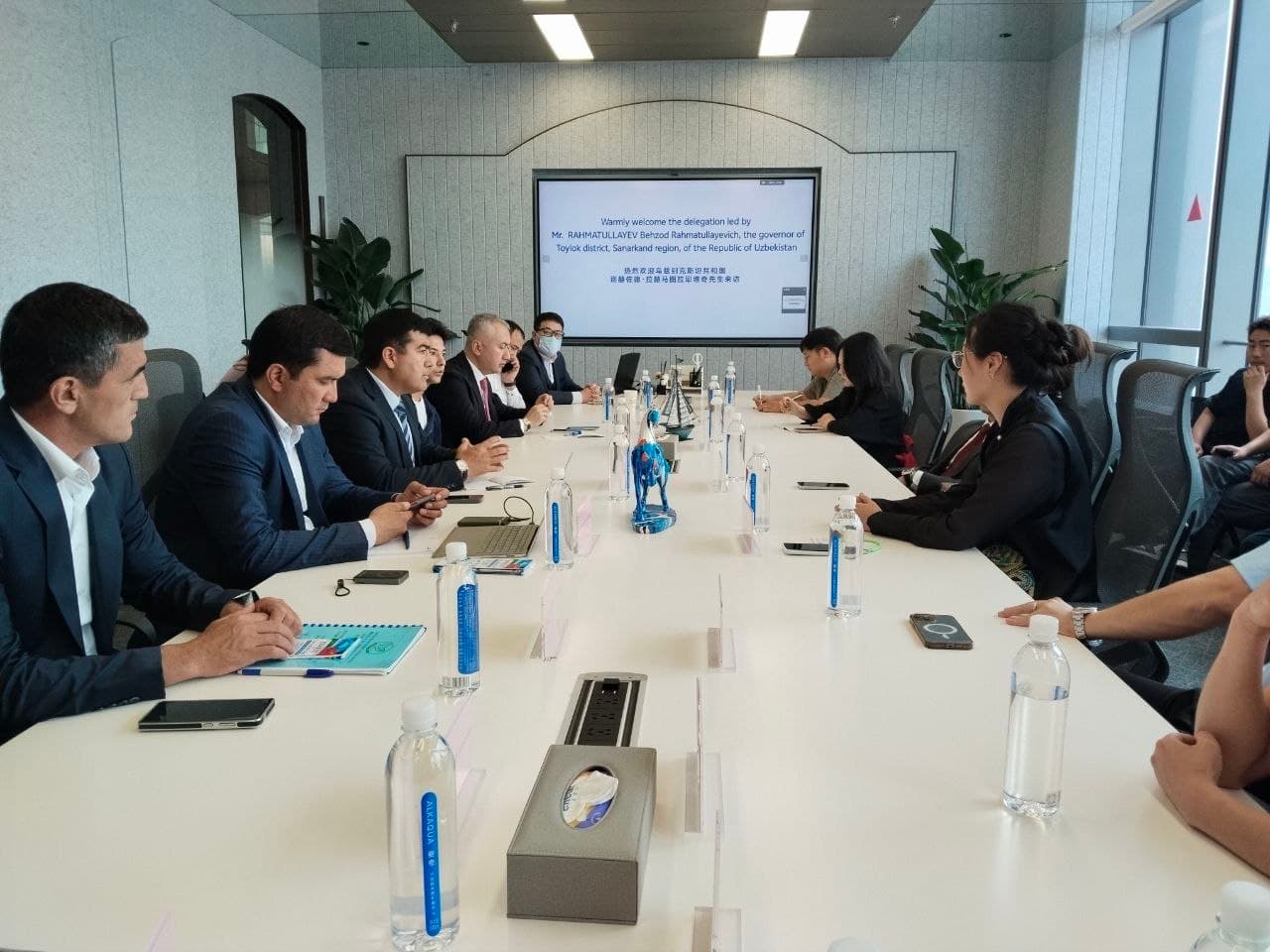 Toyloq tumani bilan Xitoy kompaniyalari o‘rtasida investitsion, innovatsion va savdo-iqtisodiy hamkorlik yo‘lga qo‘yiladi