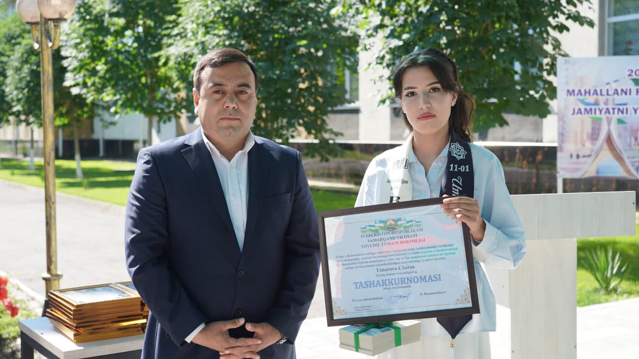 Toyloqda “Yuksak ma’rifatli avlod — Uchinchi Renessans poydevori!” shiori ostida “So‘nggi qo‘ng‘iroq” tadbirlari keng nishonlanmoqda