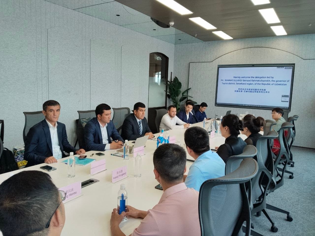 Toyloq tumani bilan Xitoy kompaniyalari o‘rtasida investitsion, innovatsion va savdo-iqtisodiy hamkorlik yo‘lga qo‘yiladi