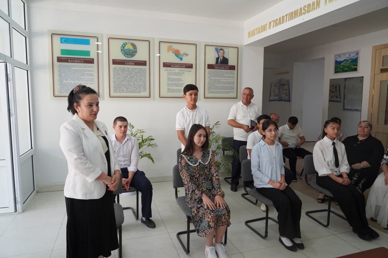21-maktab o‘quvchilari bilan motivatsion uchrashuv tashkil etildi