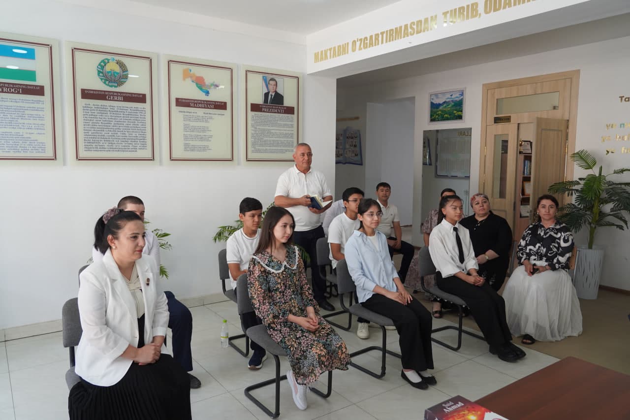 21-maktab o‘quvchilari bilan motivatsion uchrashuv tashkil etildi