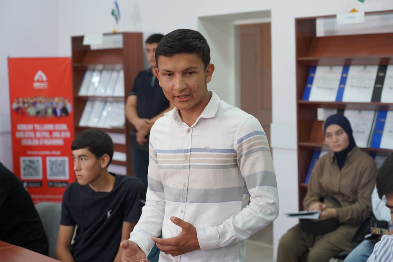 Bugun "Yoshlar markazi" yoshlar bilan gavjum bo'ldi