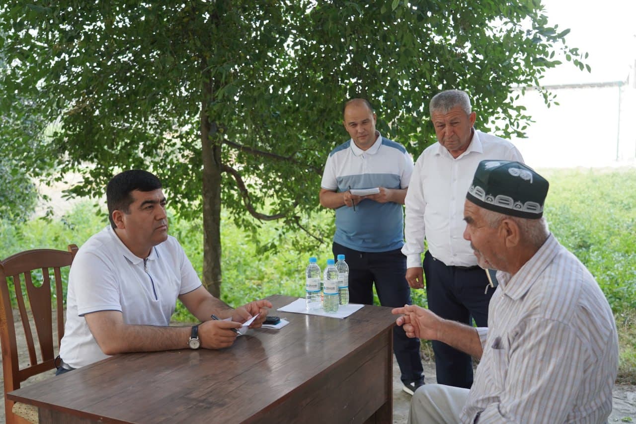 Taraqqiyot mahallasida sayyor qabul o‘tkazildi