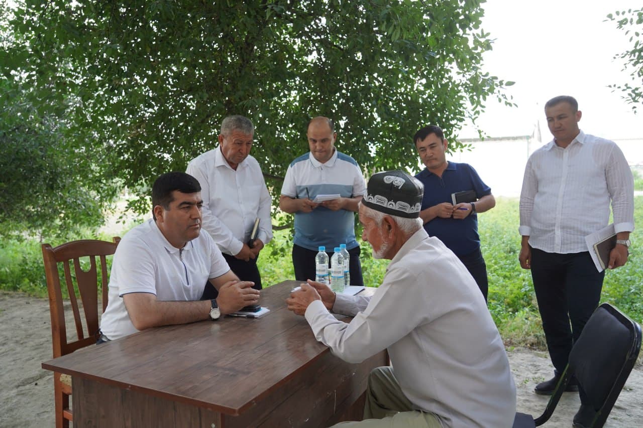 Taraqqiyot mahallasida sayyor qabul o‘tkazildi